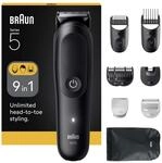 Braun Series 5 Multifunktions K&ouml;rperpflege Set, 9 in 1, extrem scharfe Klinge, 120