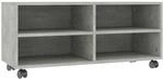 vidaXL TV Schrank mit Rollen Lowboard Fernsehtisch TV M&ouml;bel Board Tisch