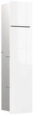 EMCO ASIS PURE WC-Modul mit Glasfront T&uuml;ranschlag Links, Unterputz Wei&szlig; (hochglanz)