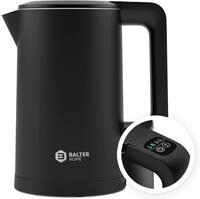 Balter Edelstahl Wasserkocher mit Temperatureinstellung, 40&deg;C-100&deg;C, Doppelwand,