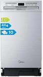 Midea MDWEU1036WSS Geschirrsp&uuml;ler 45cm Unterbau, 10 MGD, 44 dB, Sp&uuml;lmaschine 45 cm
