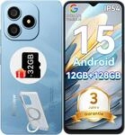 Blackview Wave 9C Handy Ohne Vertrag, Android 15 Phone, 12GB+128GB/2TB TF, 6.56",
