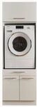 Laundreezy Waschmaschinenschrank mit Schrankaufsatz, Wei&szlig; -