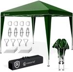 CASARIA Pavillon Capri 3x3m Pop-Up UV-Schutz 50+ Wasserdicht Winterfest mit Tasche