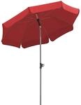 Schneider Sonnenschirm Locarno, rot, 150 cm rund, Gestell Stahl, Bespannung
