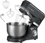 KLAMER K&uuml;chenmaschine Classic 1400 W &ndash; 5,5 L R&uuml;hrsch&uuml;ssel aus Edelstahl, Knet-,