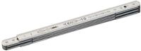 BMI 96153121 (Aluminiumgliederma&szlig;stab silberfarben, 1 m, Gliederst&auml;rke 1.4 mm)