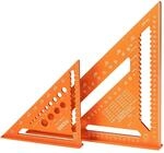 PICARD Zimmermannswinkel Set 180 mm mit Bohrlehre + 300 mm mit Sparrenlehre 