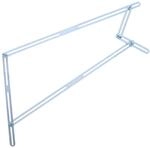 hedue&reg; Winkelschablone Treppe T512 - Treppenlehre mit 48 Aluschienen,