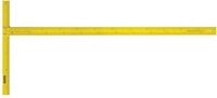 Stanley T-Reisschiene (1,220 mm L&auml;nge, 50 mm breites Blatt, leicht ablesbare Skala