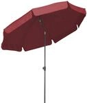 Schneider 753-07 Sonnenschirm Aquila, dunkelrot, 200 cm rund, Gestell Stahl,