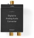 Digital Audio Converter | 1-Way | Connection Input: 1x Digital RCA / 1x TosLink 