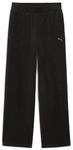 ESS Elevated Velours Rib Straight Leg Pant PUMA Schwarz