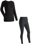 Maier Sports Damen Lena Baselayer-Set | F&uuml;r kalte Wintertage, Skiunterw&auml;sche...