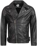 Rock Creek Herren Lederjacke Biker Jacke Echtleder Motorradjacke Leder Jacken