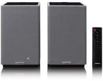 Lenco Stereo B&uuml;cherregal HiFi-Lautsprecher mit Bluetooth 5.3-2x40W RMS -