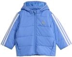 adidas Unisex Baby ESSENTIALS 3 STRIPES PADDED JACKET, Blue Fusion/White, 18-24