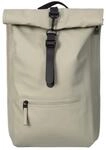 RAINS Unisex Erwachsene Rucksack Rolltop Rucksack W3 Creme OS