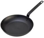 pasoli Carbonstahl Steak-Pfanne 28 cm, voreingebrannt, Induktion Gas Elektro