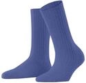 FALKE Damen Socken Cosy Wool Boot W So Wolle Kaschmir einfarbig 1 Paar, Blau Water
