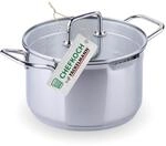 Fackelmann Chefkoch Kochtopf mit Glasdeckel &Oslash;20cm & 3.6L N&uuml;rnberg &ndash; Aus Premium