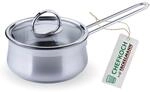FACKELMANN Chefkoch Saucentopf mit Glasdeckel &oslash;16cm Leipzig &ndash; Edelstahl 18/8,