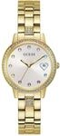 GUESS Damen Uhr Armbanduhr Three of Hearts Edelstahl