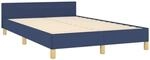 vidaXL Bettgestell, Polsterbett Bett mit Kopfteil, Bettrahmen mit Lattenrost,