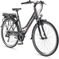 TELEFUNKEN E-Bike Damen 28 Zoll Trekking-Fahrrad mit 21-Gang Kettenschaltung 