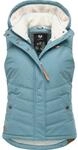Ragwear Damen &auml;rmellose Outdoorweste warme Winterjacke wasserdicht mit abnehmbarer