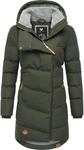 Ragwear wasserdichter Damen Wintermantel warmer Steppmantel lang mit Kapuze...