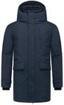 STONE HARBOUR Herren warmer langer Wintermantel mit magnetischer Abdeckleiste...