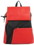 Cluty Damen City-rucksack Echt Leder Made in Italy, Daypack, Citybag,...