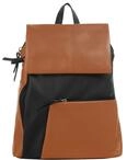 Cluty City-Rucksack Echt Leder Damen 020401 Made in Italy, Daypack, Citybag,