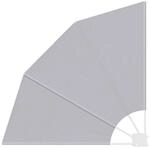 vidaXL Balkon Sichtschutz Grau 115 x 115 cm Polyester, Balkon Sichtschutz, modern und