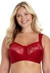 Miss Mary of Sweden Lovely Lace b&uuml;gelloser Komfort-BH aus Baumwolle 80B Rot