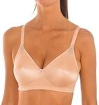 Playtex BH f&uuml;r Damen, Essential Support, b&uuml;gelloser BH, x1 Beige 85E