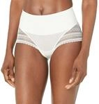 Spanx Illusion Lace Hi-Hipster Shapewear-Unterhose Damen, Linen, XL