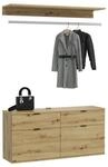 xonox.home X07G2T44 Projekt X Kommode Artisan Eiche Nb. mit Wandboard, Sideboard Flur