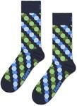 Happy Socks Big Dot Shade Socke, Marineblau, Gr&ouml;&szlig;e 41-46