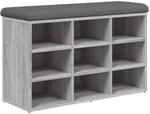 vidaXL Schuhbank Grau Sonoma 82x32x50 cm Holzwerkstoff