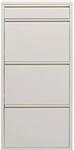 Kare Design Schuhschrank Caruso, Creme, 115x50x15 cm | bis 10 kg belastbar, f&uuml;r 10