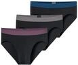 Schiesser Herren 3 Pack Slips Bio Baumwolle Multipack - 95/5 Organic