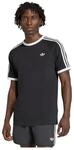 adidas Performance 3 Stripes T-Shirt schwarz, L Herren