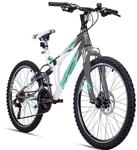 Bergsteiger Montreal 20, 24 Zoll Kinderfahrrad, geeignet f&uuml;r 6,7, 8, 9, 10, 11, 12,
