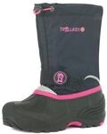 Trollkids Kids Telemark Winter Boot XT 33, navy/pink