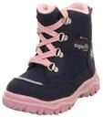 Superfit M&auml;dchen HUSKY1 Boot, Schneestiefel, BLAU/ROSA 8010, 19