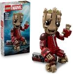 LEGO | Groot im Ravager-Outfit - Superhelden Spielzeug mit baubarer Figur f&uuml;r