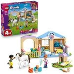 LEGO Friends Tierklinik - Lernspielzeug mit Pferdestall, 2 Mini Puppen, Hund-,