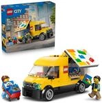 LEGO City: Der LEGO Lieferwagen - Modellbau mit 2 Minifiguren, Transportwagen und
